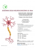 JESIENNA SESJA NEUROLOGICZNA LIL-Wet