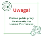 Zmiana godzin pracy Biura Izby